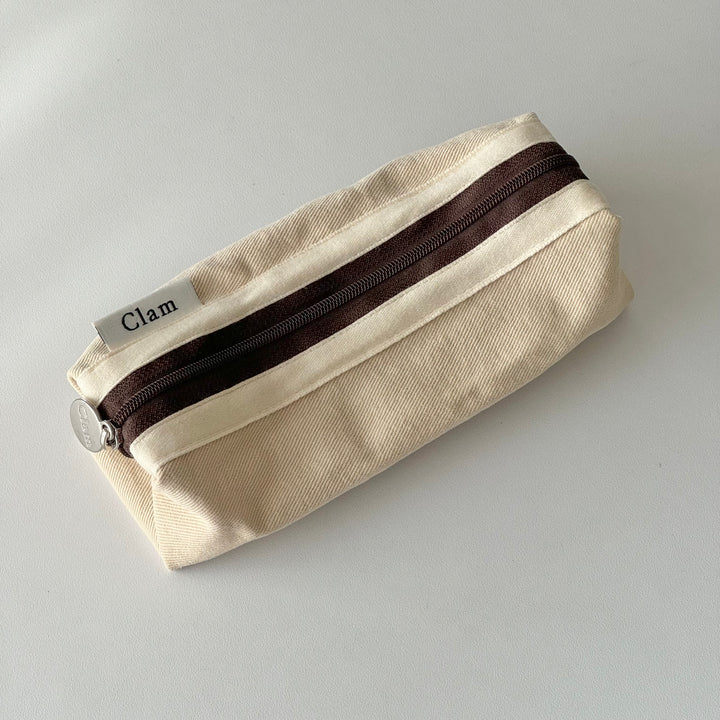 Clam ペンケース ラウンドタイプ - 韓国雑貨・韓国文房具通販のオンラインストア『But Butter』
