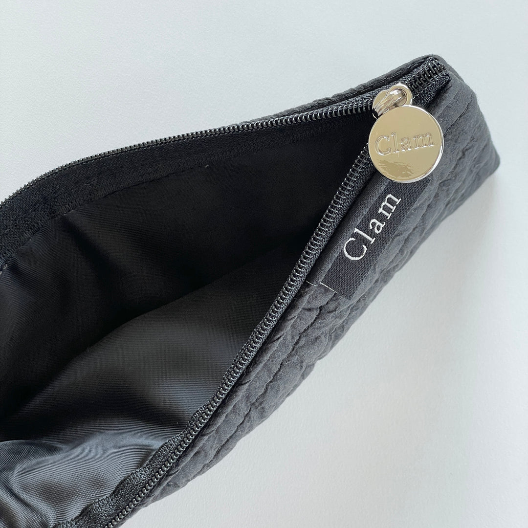 Clam ペンケース フラットタイプ ソフトクリーム ソフトブラック - 韓国雑貨・韓国文房具通販のオンラインストア『But Butter』