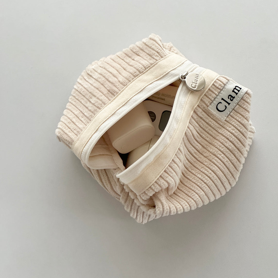 Clam ポーチ ラウンドタイプ