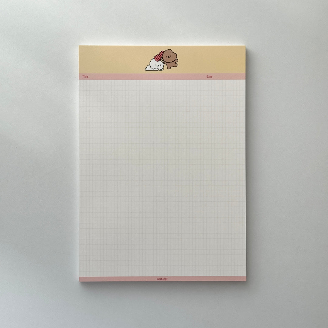 sulbbange カップルノートパッド