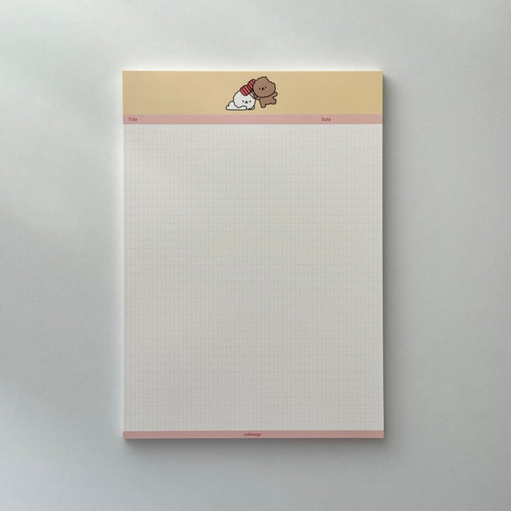 sulbbange カップルノートパッド