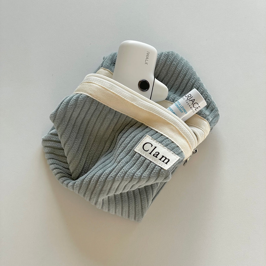 Clam ポーチ ラウンドタイプ - 韓国雑貨・韓国文房具通販のオンラインストア『But Butter』