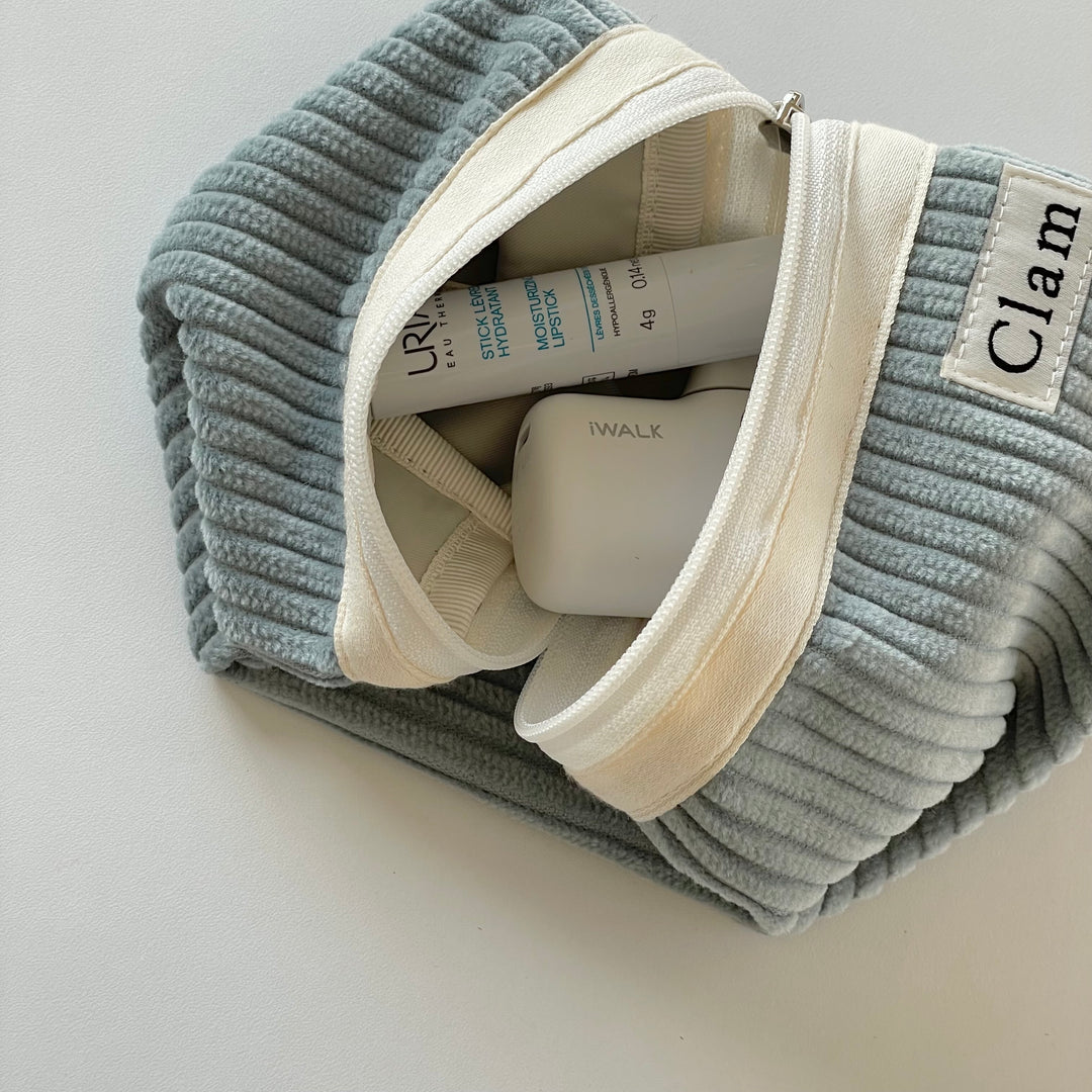 Clam ポーチ ラウンドタイプ - 韓国雑貨・韓国文房具通販のオンラインストア『But Butter』