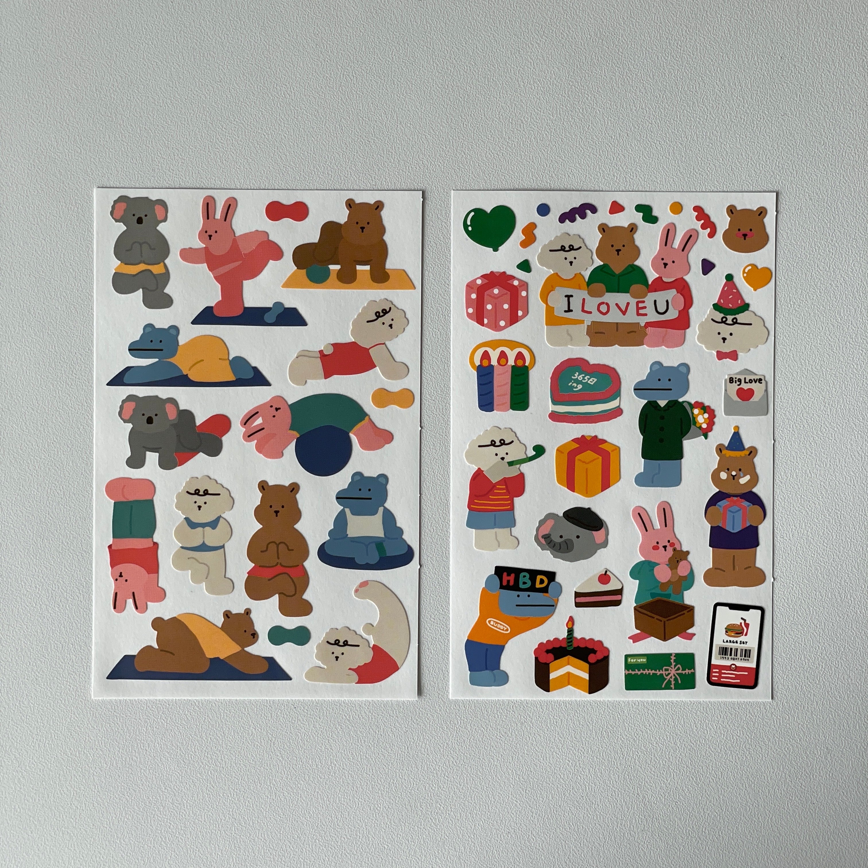 Dailylike My Buddy ステッカーセット My Buddy – 韓国雑貨・韓国