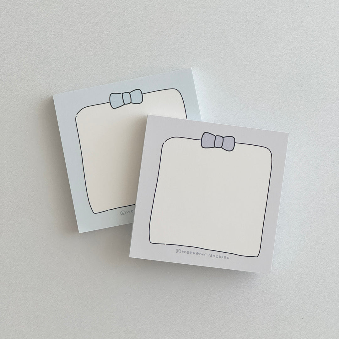 Weekend Pancakes シンプルリボンメモパッド