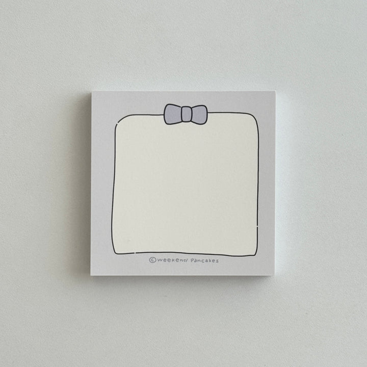 Weekend Pancakes シンプルリボンメモパッド