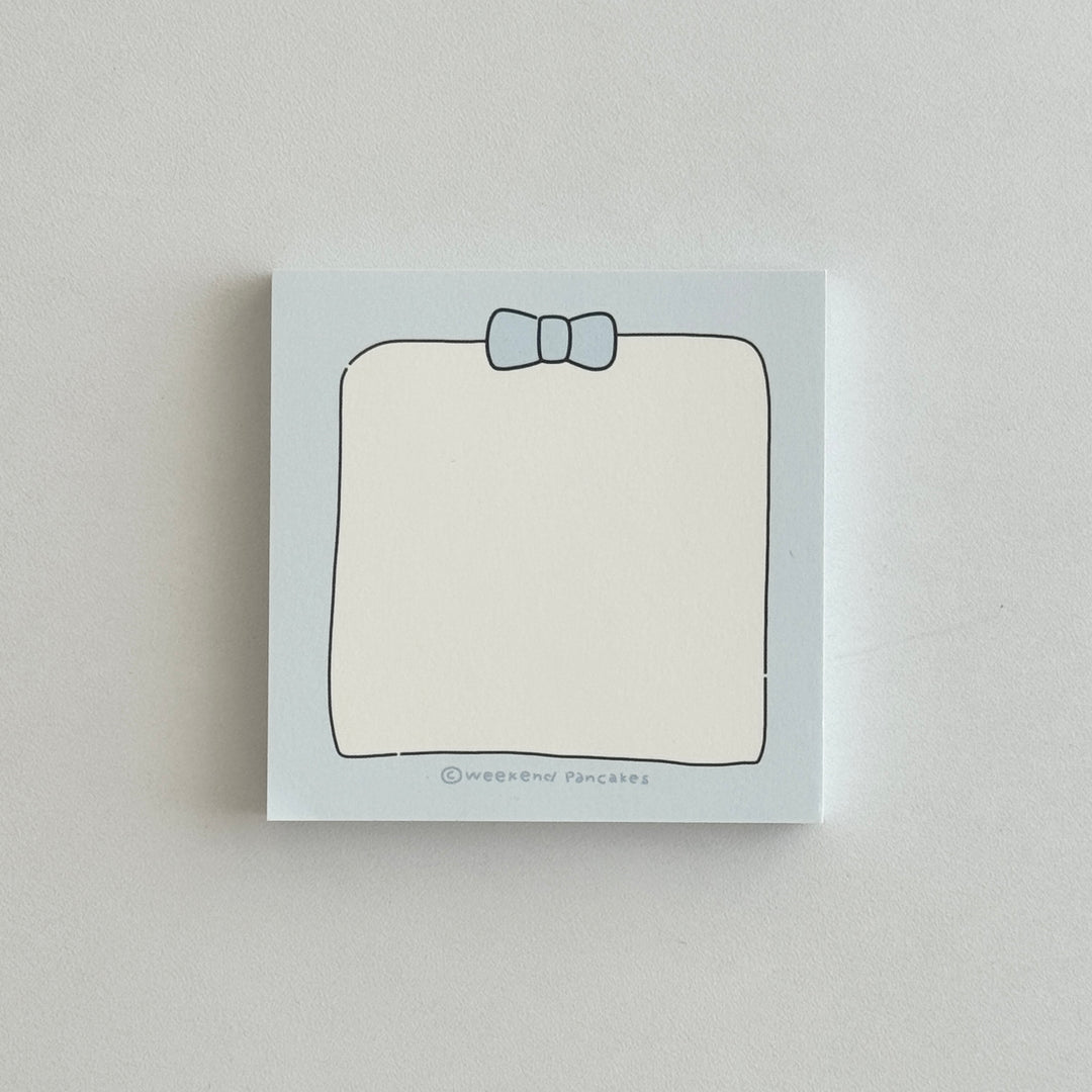 Weekend Pancakes シンプルリボンメモパッド