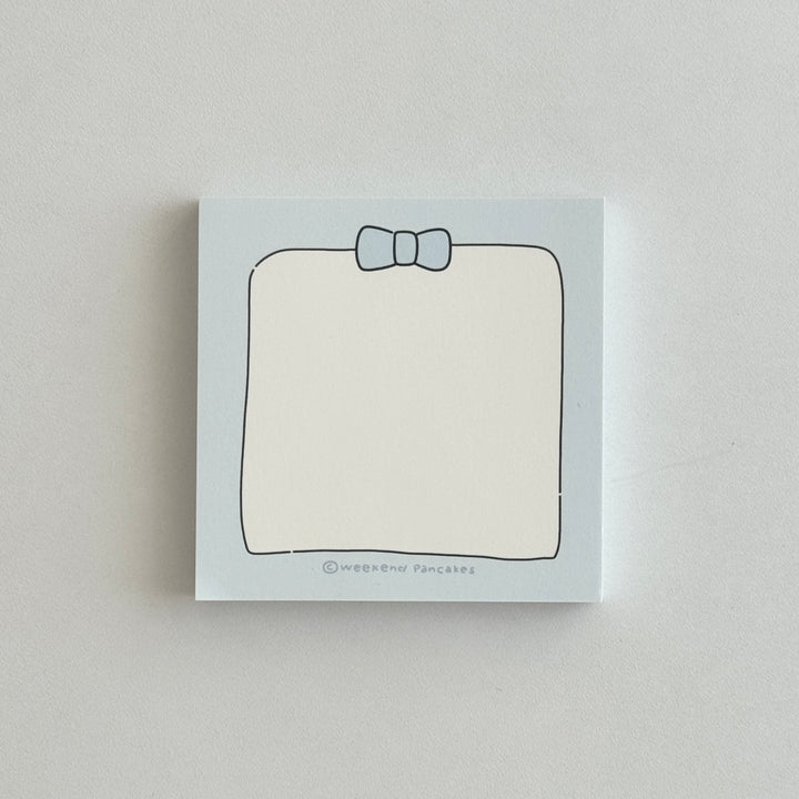 Weekend Pancakes シンプルリボンメモパッド