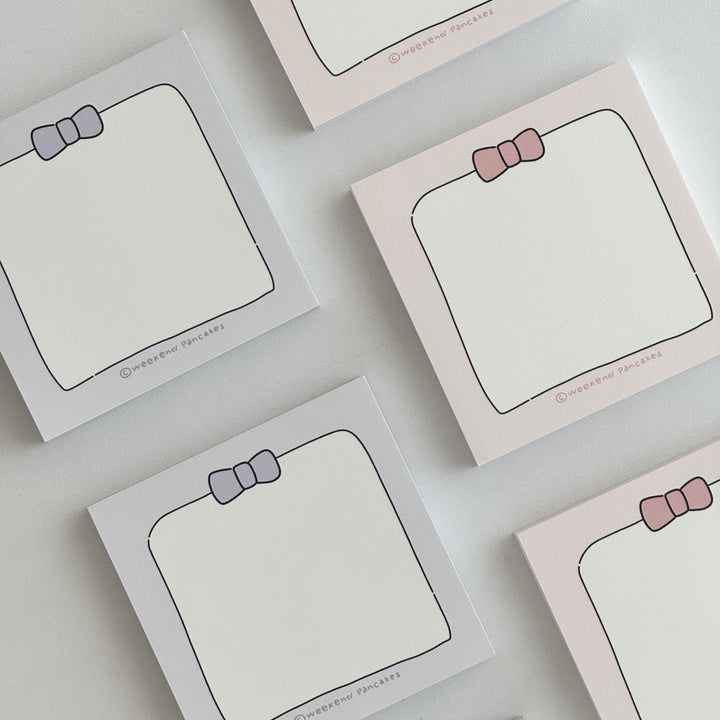Weekend Pancakes シンプルリボンメモパッド