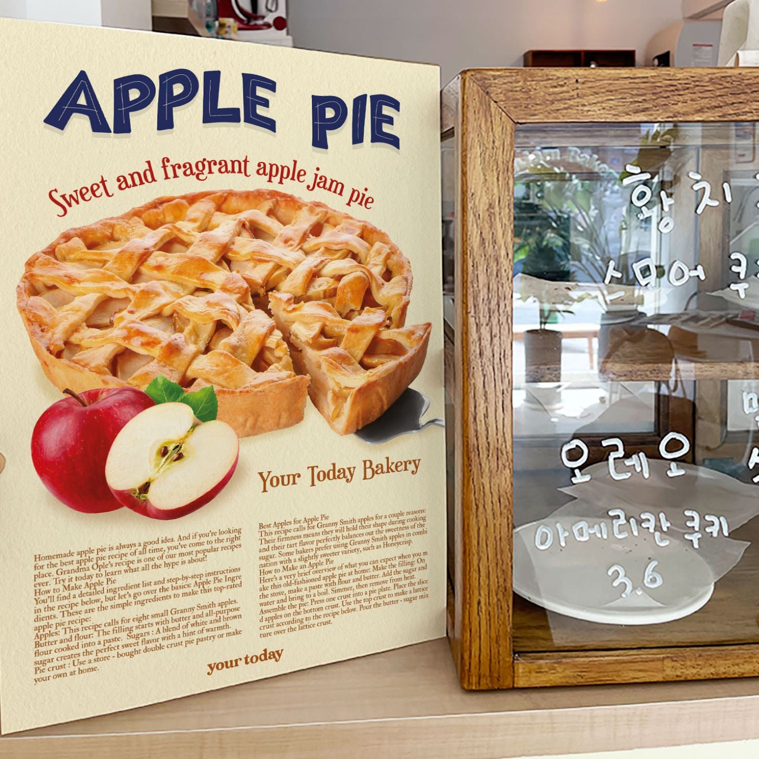 your today ポスター APPLE PIE – 韓国雑貨・韓国文房具通販の