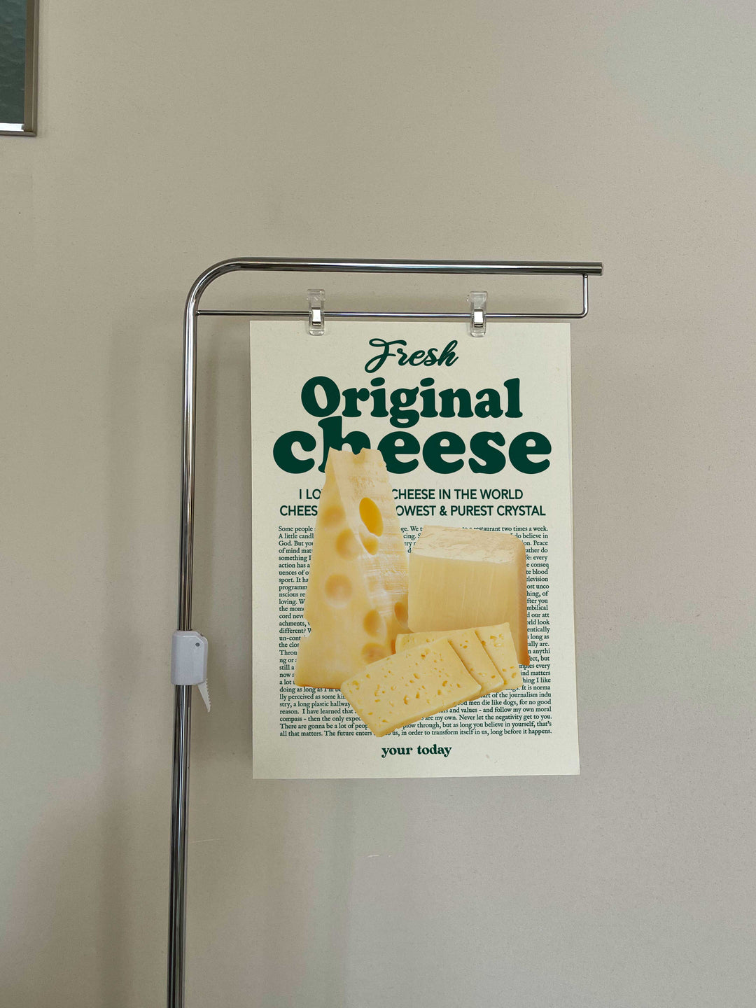 your today ポスター Original Cheese