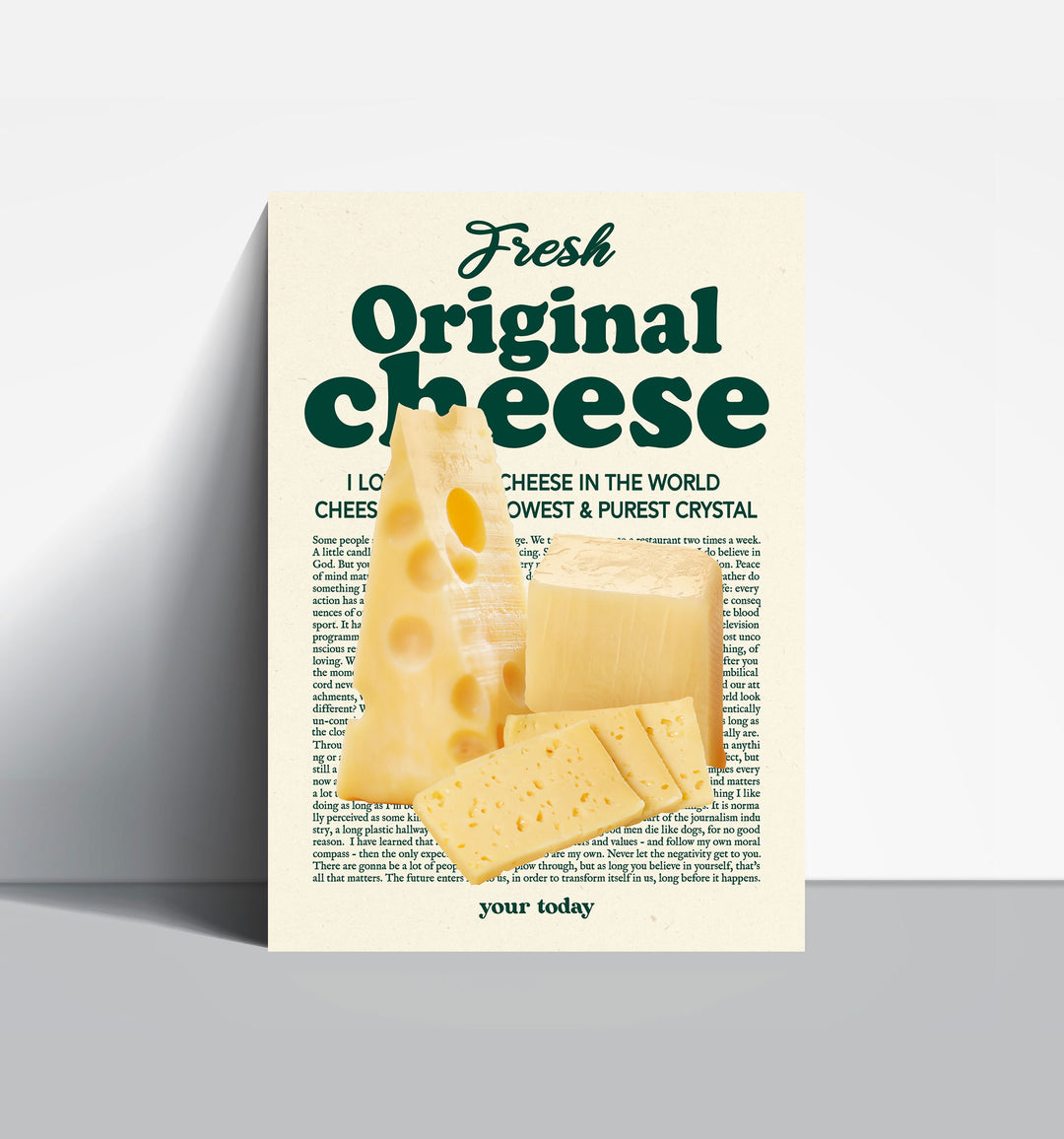 your today ポスター Original Cheese