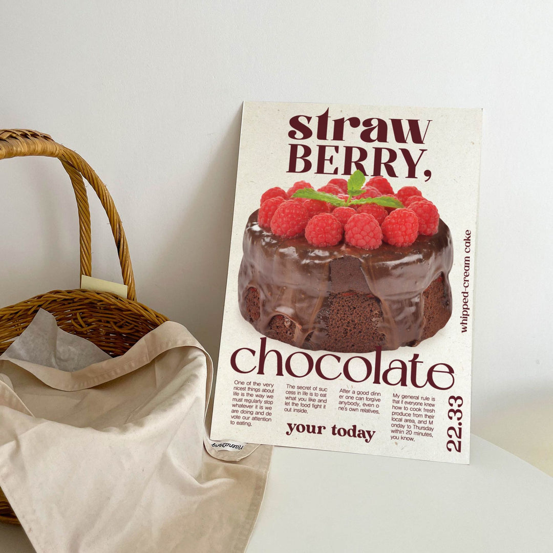 your today ポスター Strawberry Choco Cake