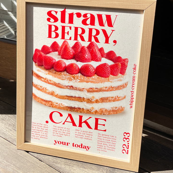 your today ポスター Strawberry Cake