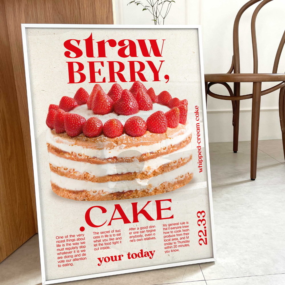 your today ポスター Strawberry Cake