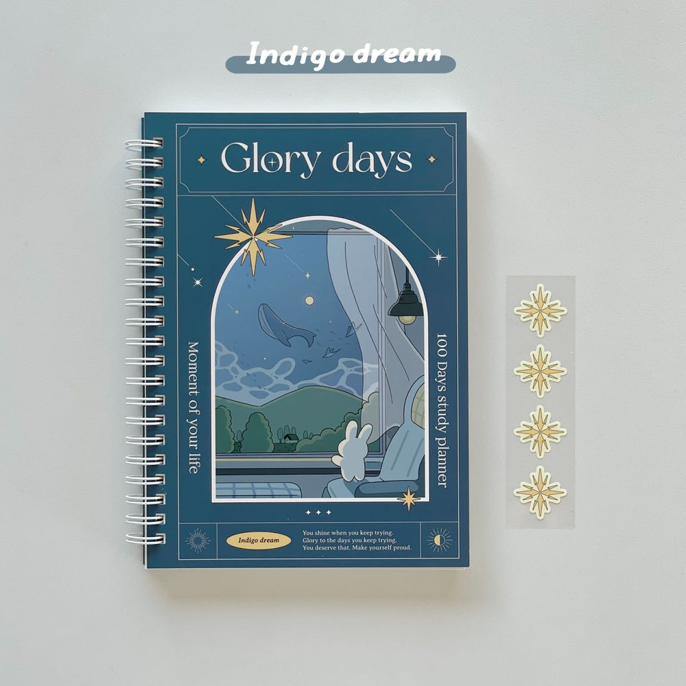 DASH&DOT 100日間スタディープランナー Glory days