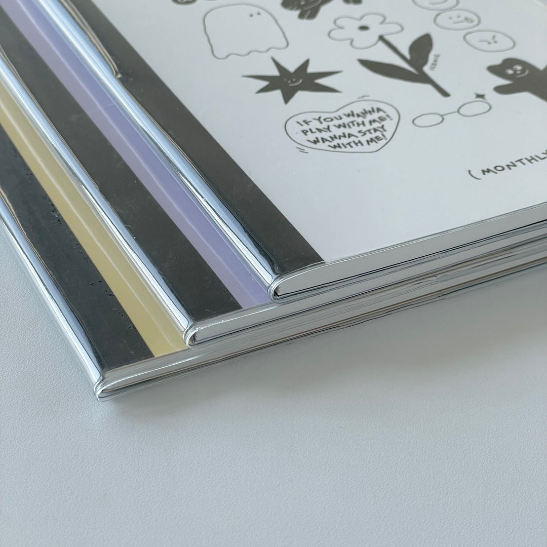 ICONIC Doodle Planner マンスリー手帳 - 韓国雑貨・韓国文房具通販のオンラインストア『But Butter』