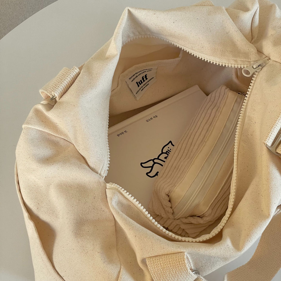 LUFF duffle bag ダッフルバッグ コットン - 韓国雑貨・韓国文房具通販のオンラインストア『But Butter』