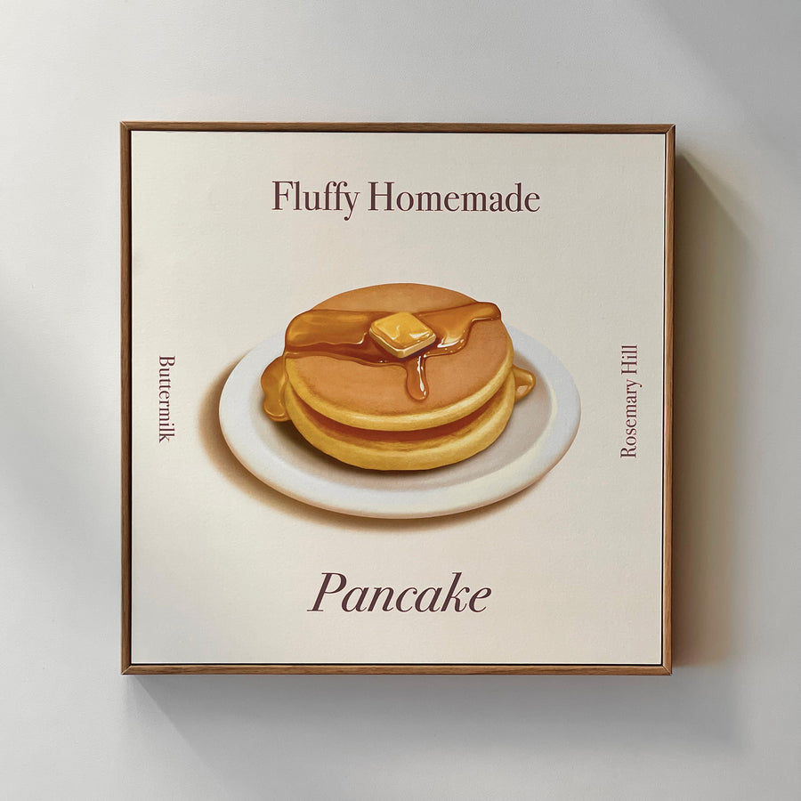 Rosemary Hill Pancake art フレーム付きアート Mサイズ - 韓国雑貨・韓国文房具通販のオンラインストア『But Butter』