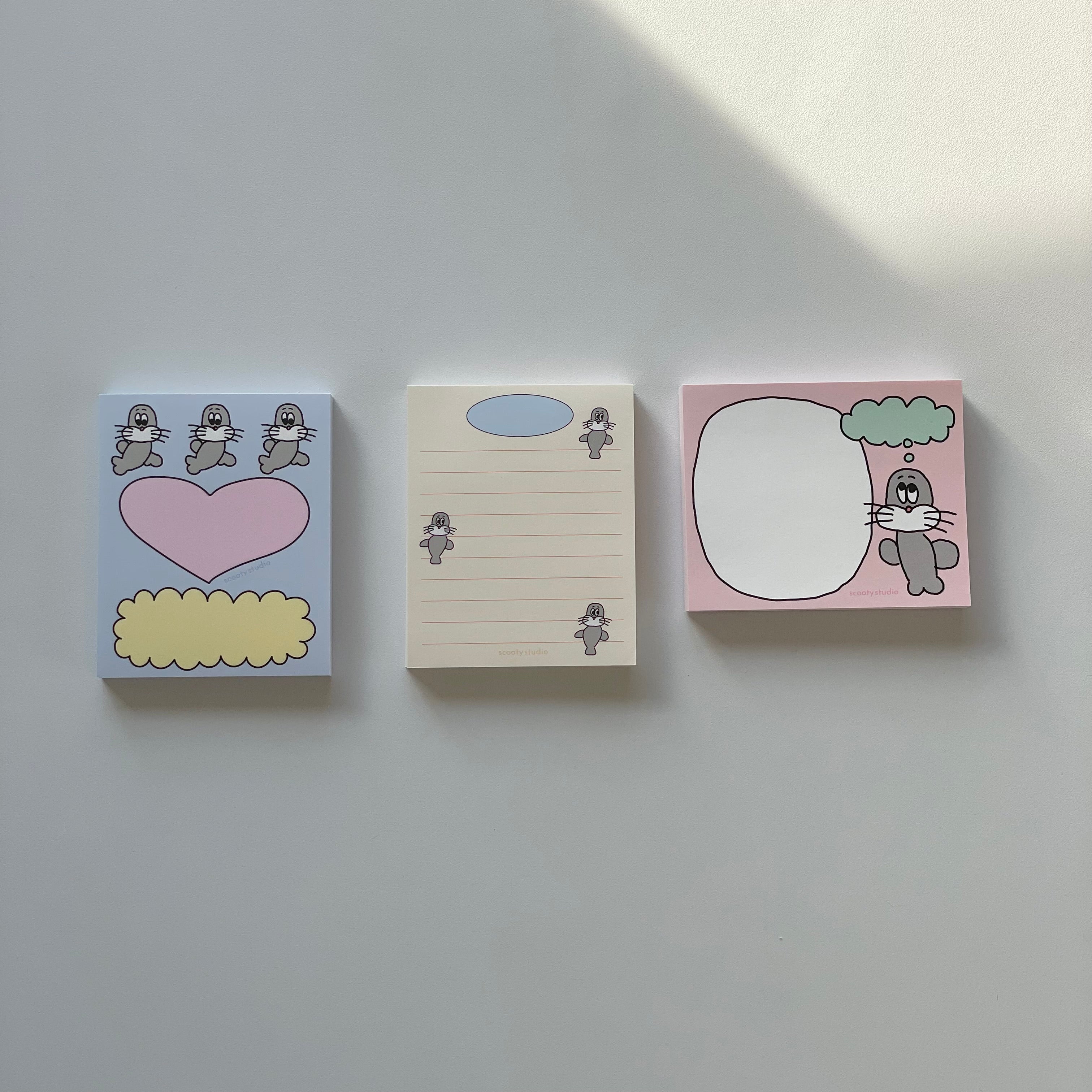 scooty studio メモ帳 Freddy memopad – 韓国雑貨・韓国文房具通販の