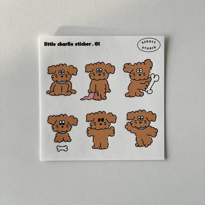 scooty studio little charlie sticker - 韓国雑貨・韓国文房具通販のオンラインストア『But Butter』