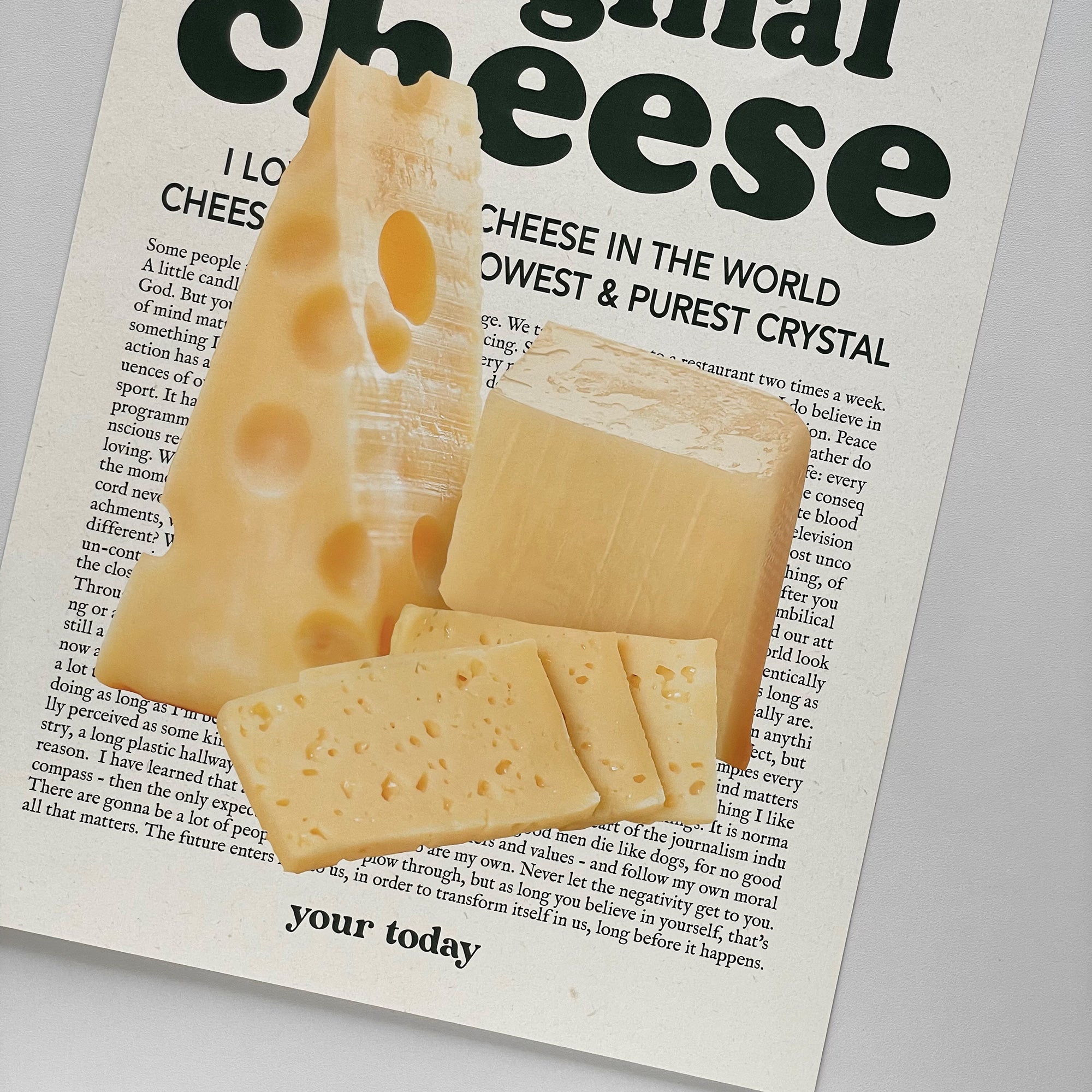your today ポスター Original Cheese – 韓国雑貨・韓国文房具通販のオンラインストア『But Butter』